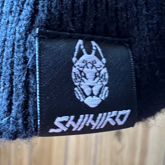 Shihiko Jujitsu Kaisen Choso Black Red Graphic Knit Cotton Sweater Mens Large - Picture 4 of 7